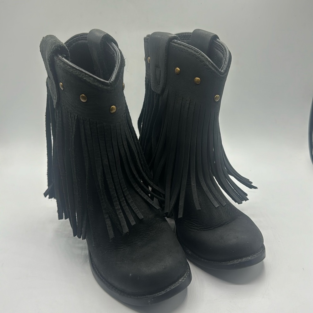 Old West Fringe Boots Girl Toddler